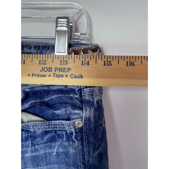 Miss Me Women's Size 29 Blue Low Rise Boot Cut Denim Jeans JP4229 - Picture 5 of 11